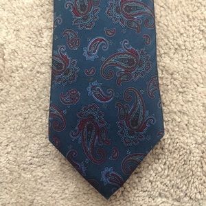 Christian Dior men’s tie blue